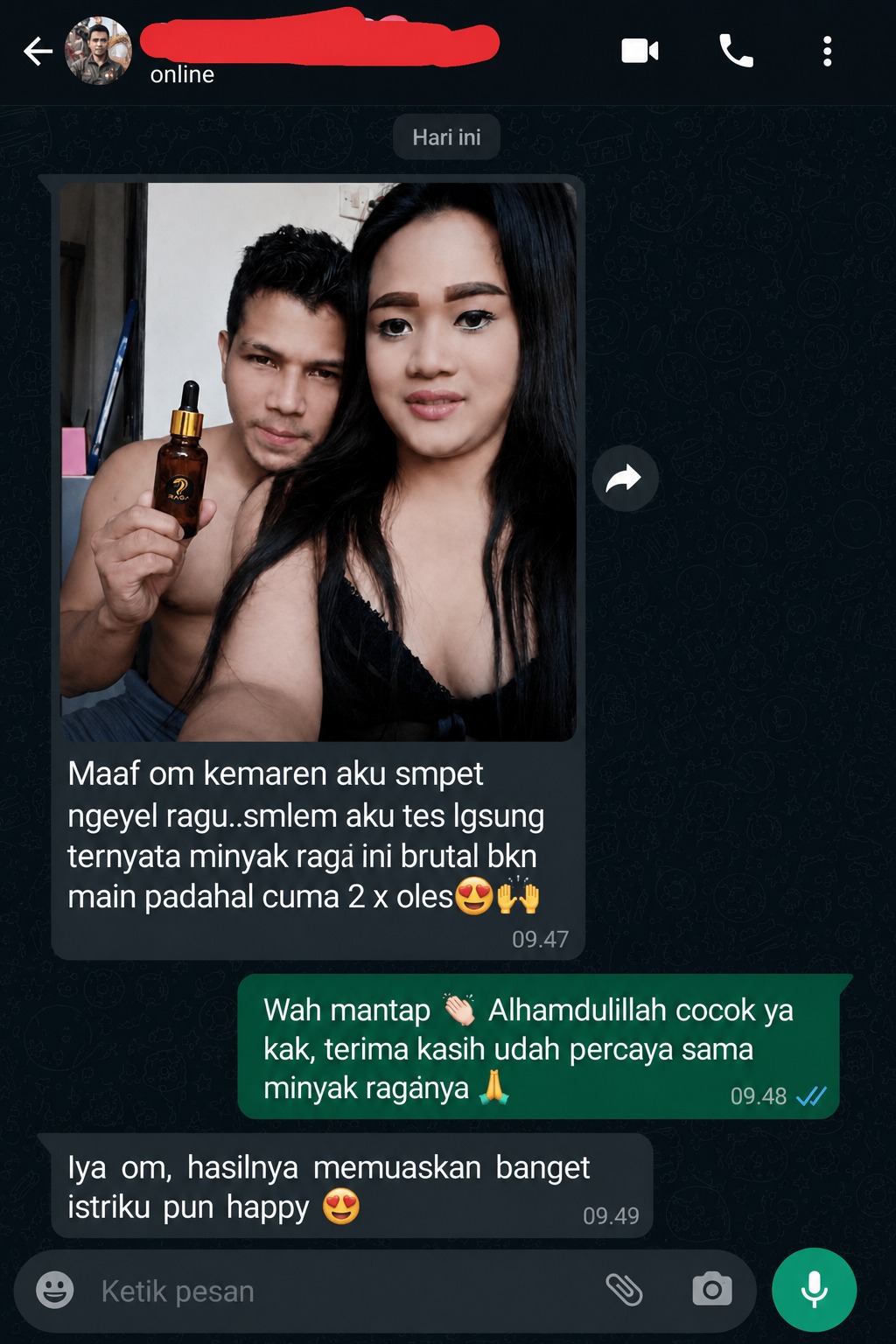 Testimoni pelanggan RAGA 7