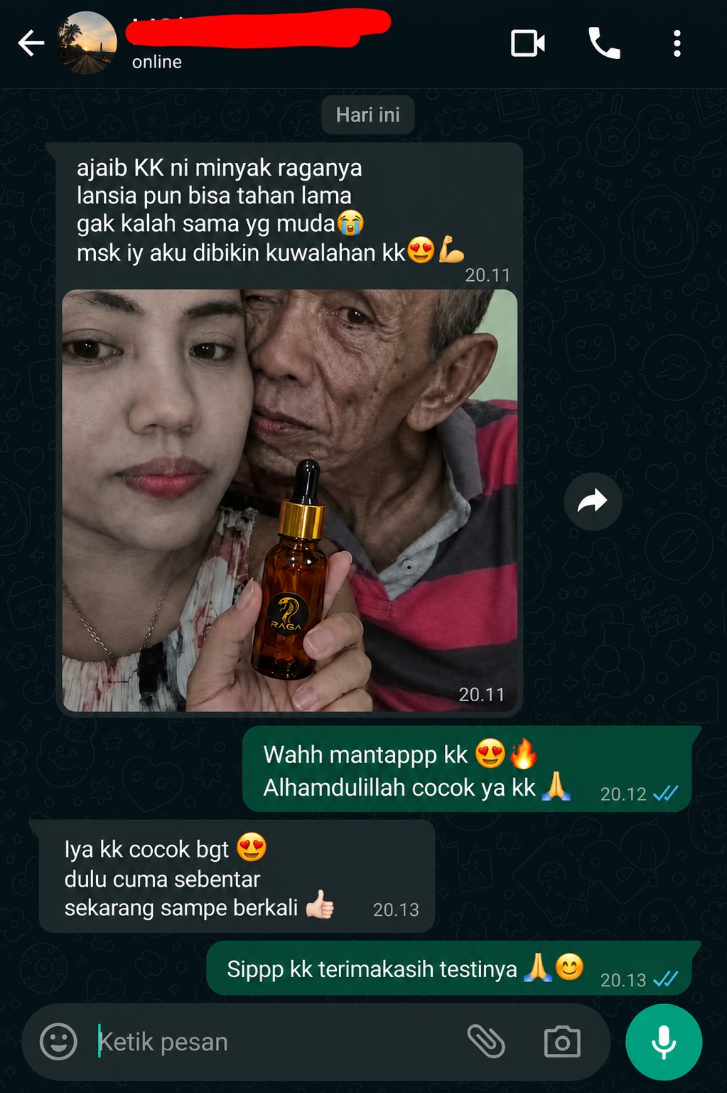 Testimoni pelanggan RAGA 5
